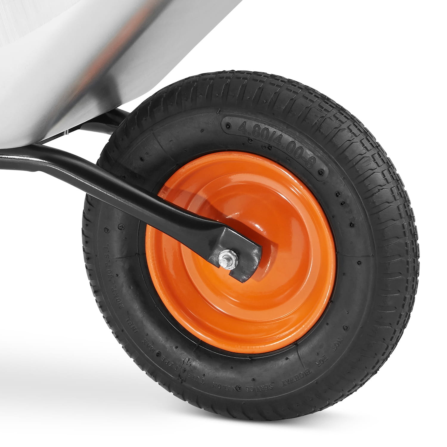 Kruiwagen 130 liter - gegalvaniseerd staal -  tot 210  kg