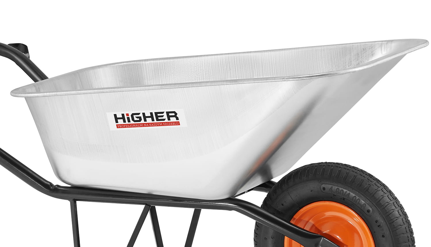 Kruiwagen 130 liter - gegalvaniseerd staal -  tot 210  kg