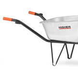 Kruiwagen 130 liter - gegalvaniseerd staal -  tot 210  kg