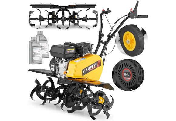 Grondfrees HIGHER - benzine - 100cm - 196cc LONCIN motor
