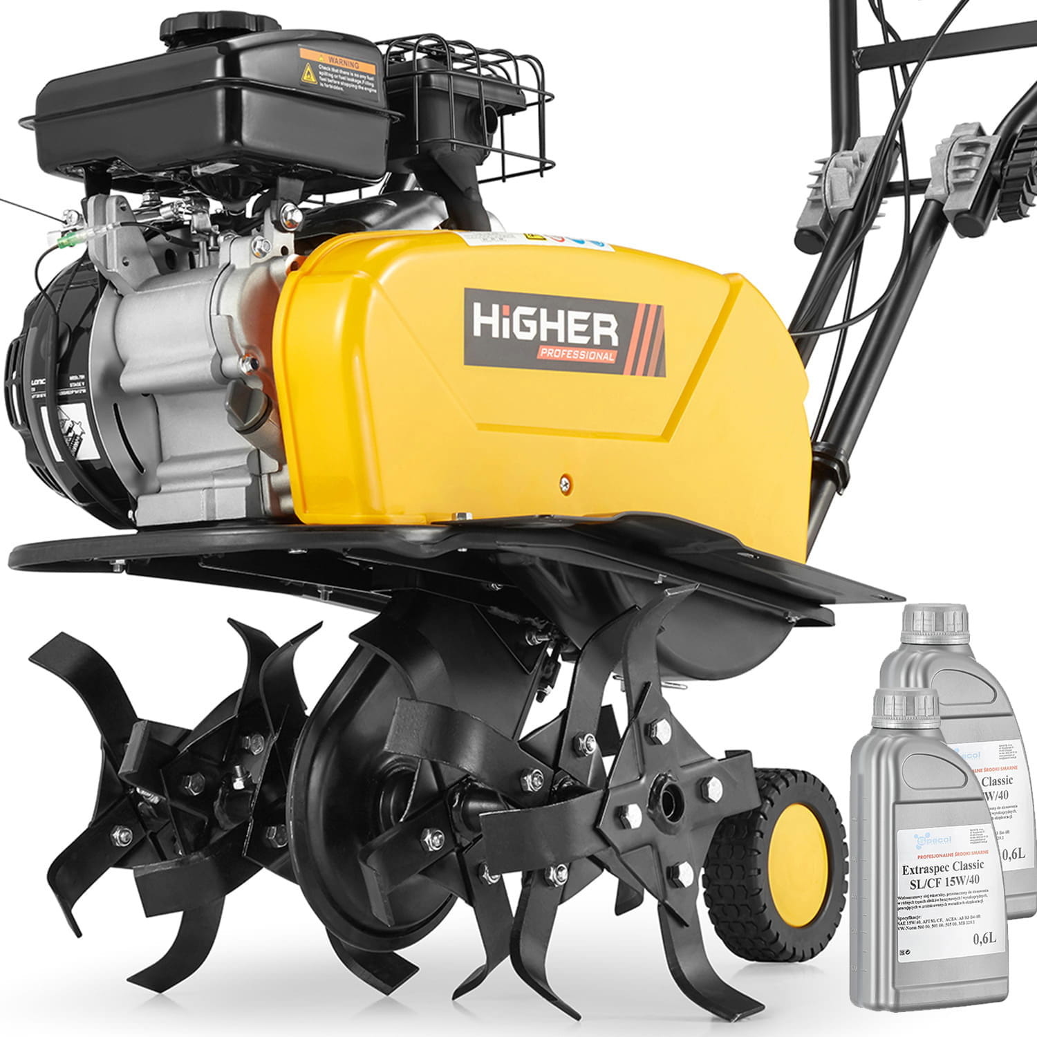 Grondfrees HIGHER -  benzine - 43cm - 79cc LONCIN motor