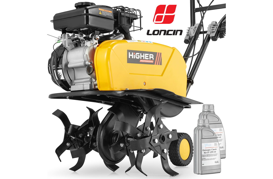 HIGHER Tuinfreesmachine 79cc LONCIN 43cm - Brandstof