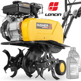Grondfrees HIGHER -  benzine - 43cm - 79cc LONCIN motor