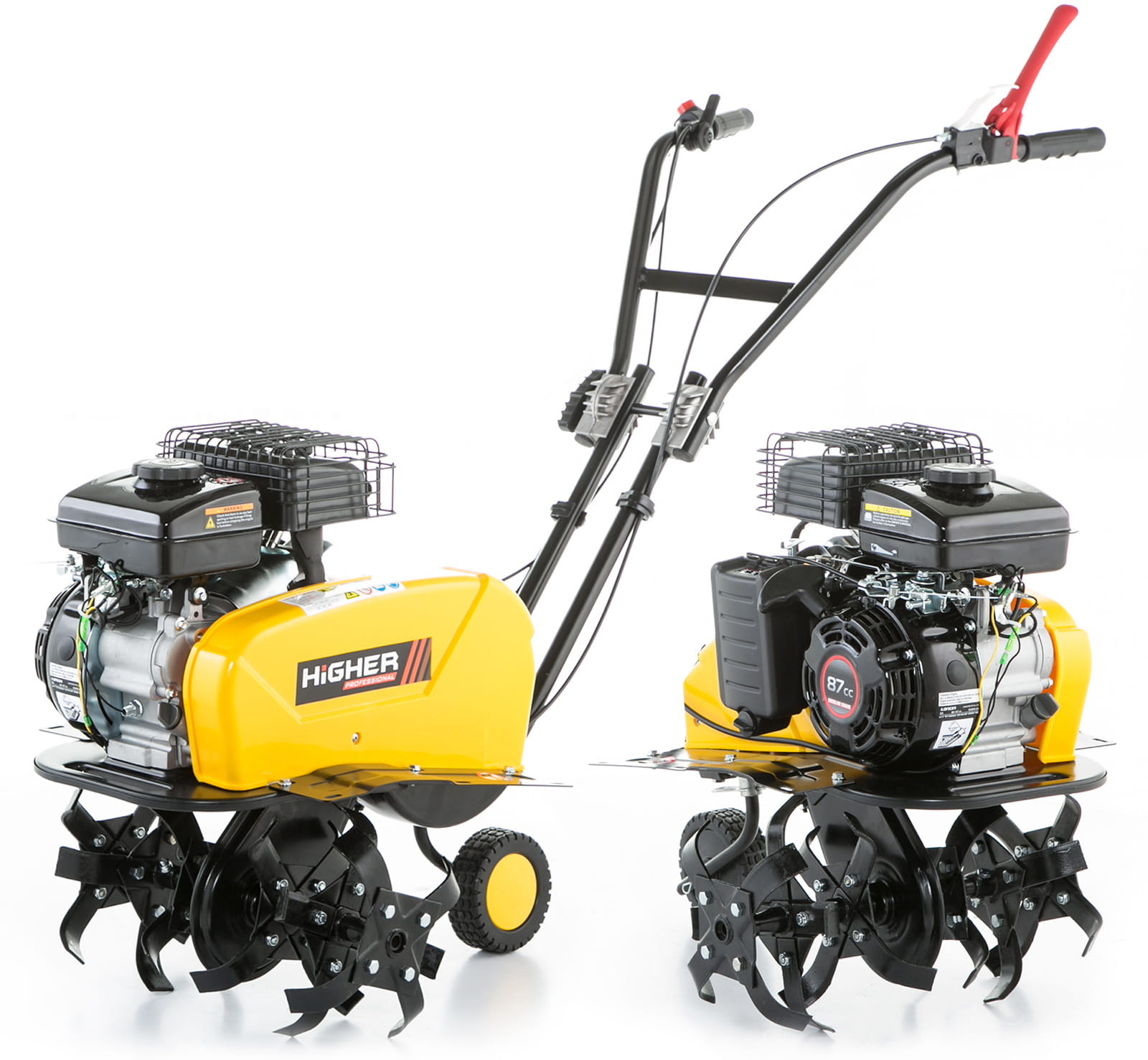 Grondfrees HIGHER -  benzine - 43cm - 79cc LONCIN motor