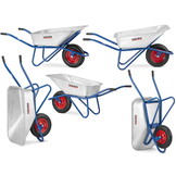 HIGHER Kruiwagen 130L Tuin, 210kg Draagvermogen, Wielbescherming