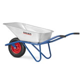 HIGHER Kruiwagen 130L Tuin, 210kg Draagvermogen, Wielbescherming