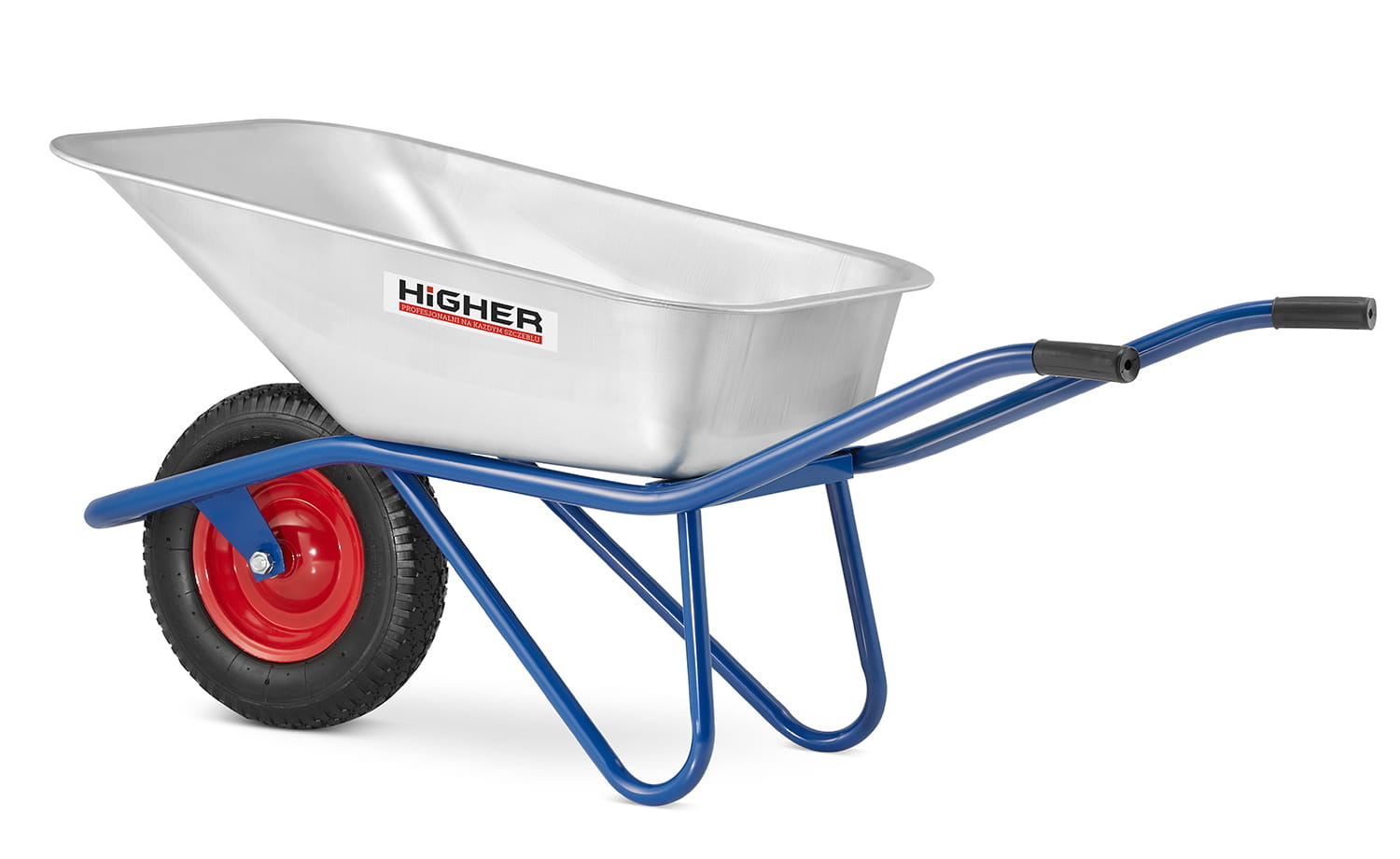 Kruiwagen 130 liter - met wielbescherming - tot 210 kg