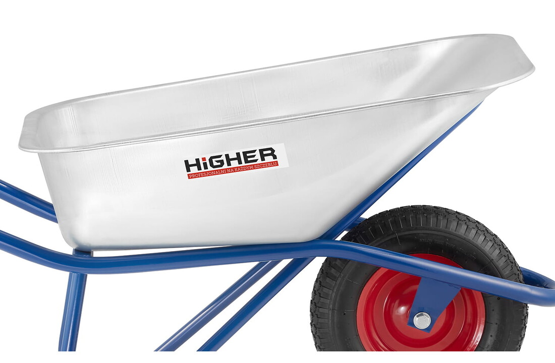 Kruiwagen 130 liter - met wielbescherming - tot 210 kg