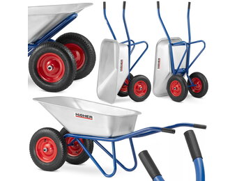 HIGHER Kruiwagen Dubbel Wiel 210kg