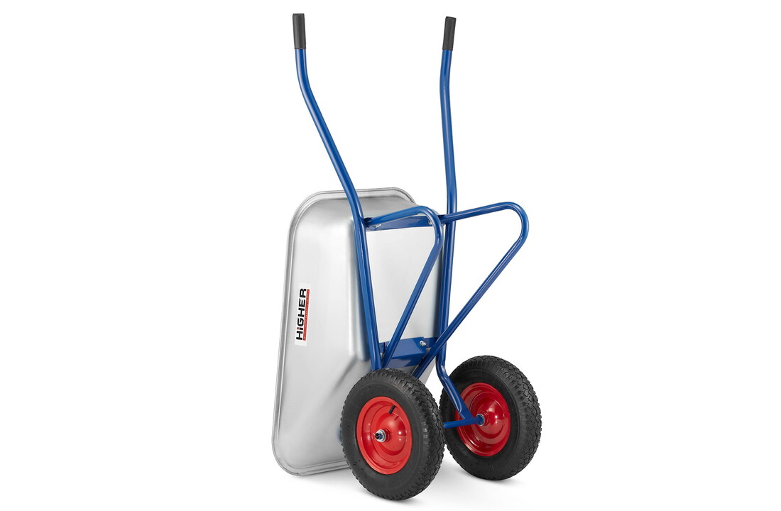 Kruiwagen - met 2 wielen - 130 liter - tot 210 kg