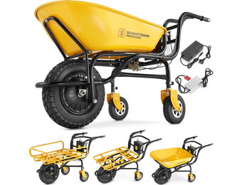 Elektrische kruiwagen 150kg 350W 40V accu - SCH-WB150