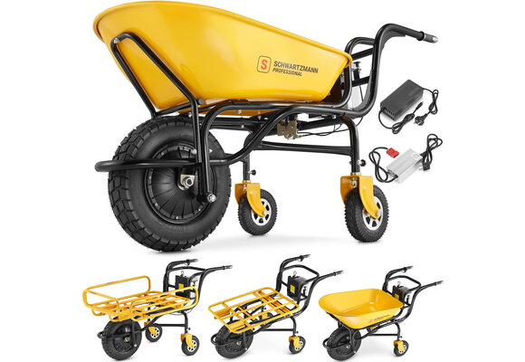 Elektrische kruiwagen - 120L - 150kg - 350W - multifunctioneel