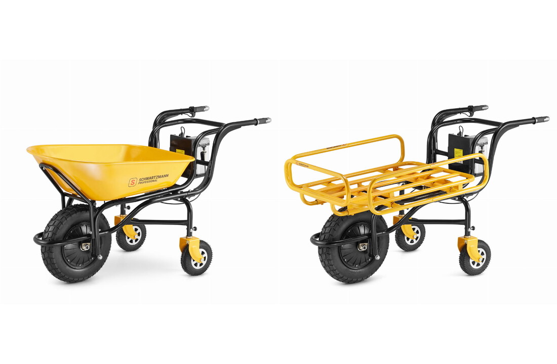 Elektrische kruiwagen 150kg 350W 40V accu - SCH-WB150