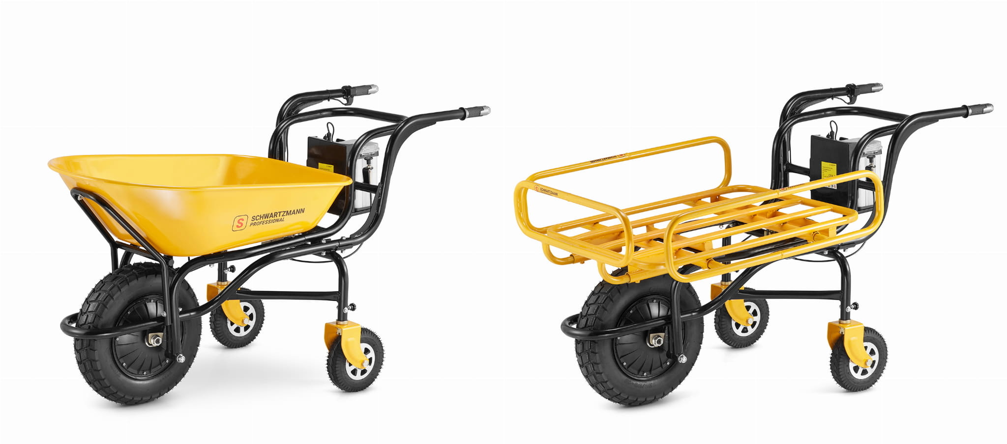 Elektrische kruiwagen - 120L - 150kg - 350W - multifunctioneel