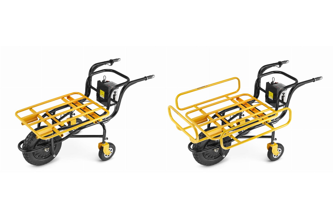 Elektrische kruiwagen - 120L - 150kg - 350W - multifunctioneel