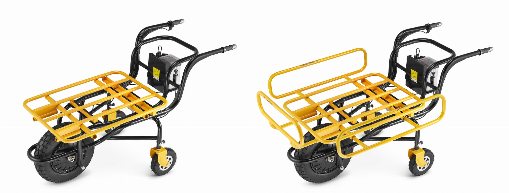 Elektrische kruiwagen - 120L - 150kg - 350W - multifunctioneel