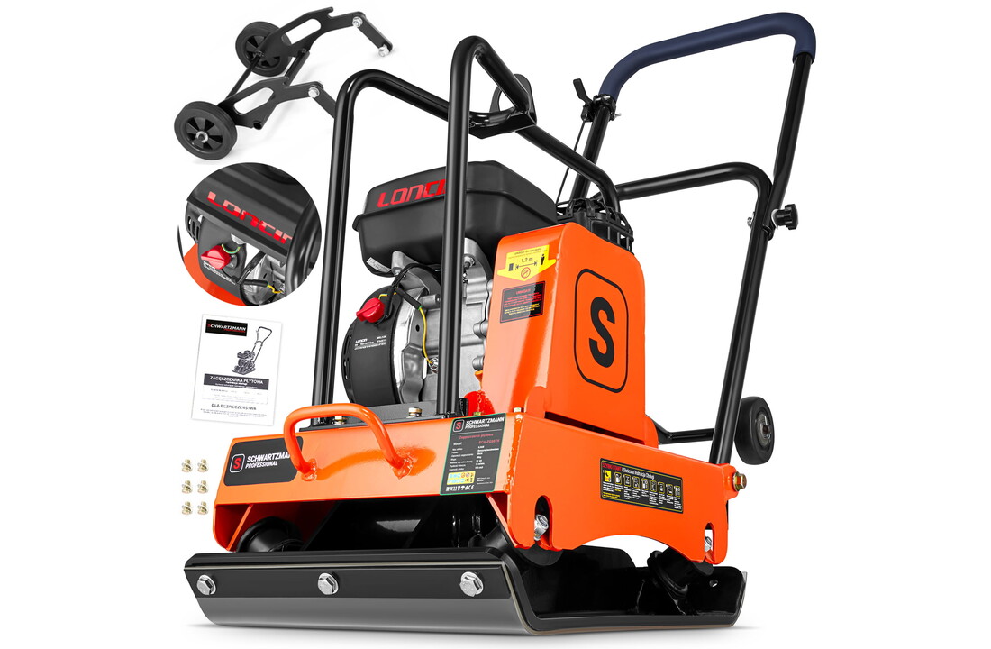 Schwartzmann Trilplaat Benzine - 6.5 PK - 54x41cm - Incl. wielen