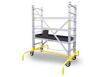 Mobiele aluminium steiger DRABEX RJ 220 - Werkhoogte 4,26m