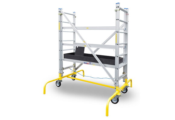 Mobiele aluminium steiger DRABEX RJ 220 - Werkhoogte 4,26m