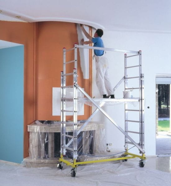 Mobiele aluminium steiger DRABEX RJ 220 - Werkhoogte 4,26m