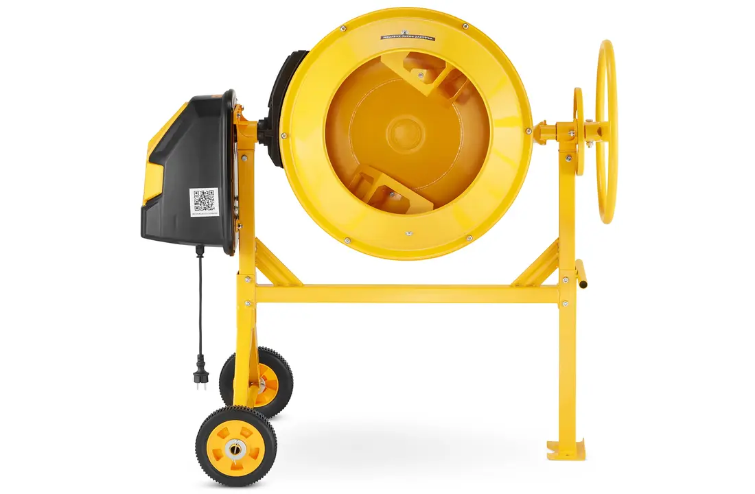 Betonmolen - betonmixer - 120L - 650W - HIGHER - geel