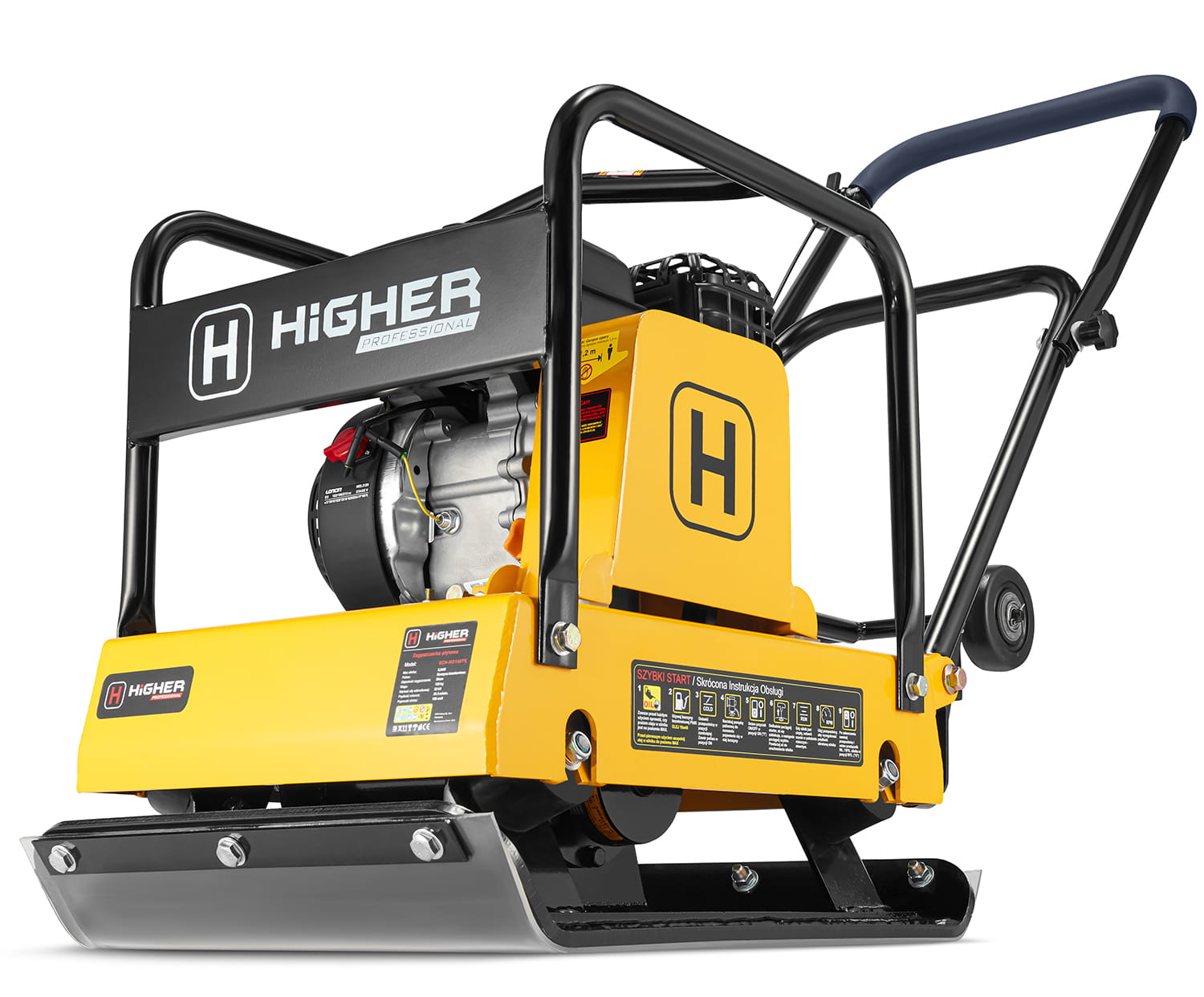 Grondverdichter - benzine - 32kN - 120 kg - Loncin 6,5 pk