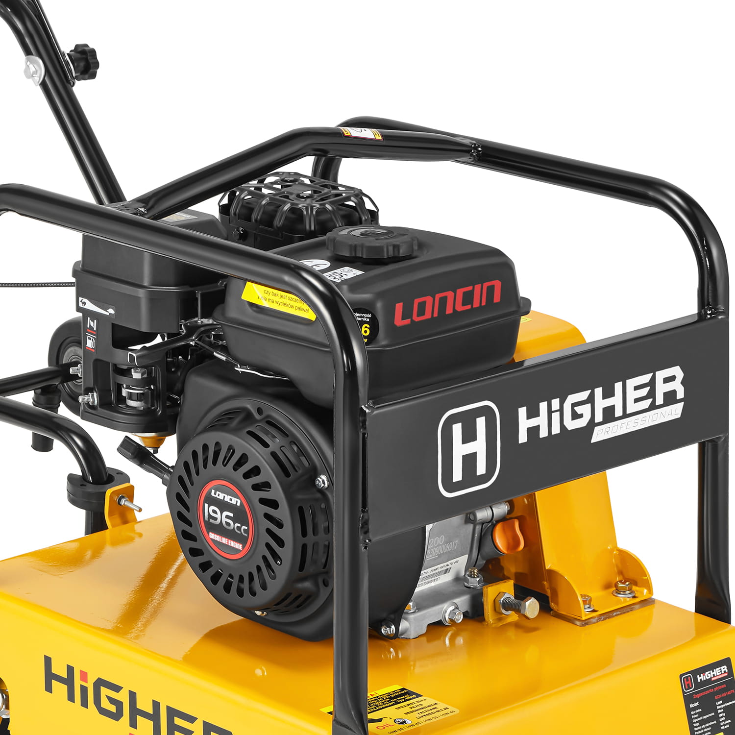 Grondverdichter - benzine - 32kN - 120 kg - Loncin 6,5 pk