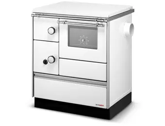 Houtfornuis met oven - ALFA 70 FAVORIT - 7,3 kW - wit