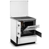 Houtfornuis met oven - ALFA 70 FAVORIT - 7,3 kW - wit