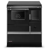 Houtfornuis met oven en kookplaat - DOMINANT 70 - 6,7kW - zwart