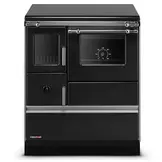 Houtfornuis met oven en kookplaat - DOMINANT 70 - 6,7kW - zwart