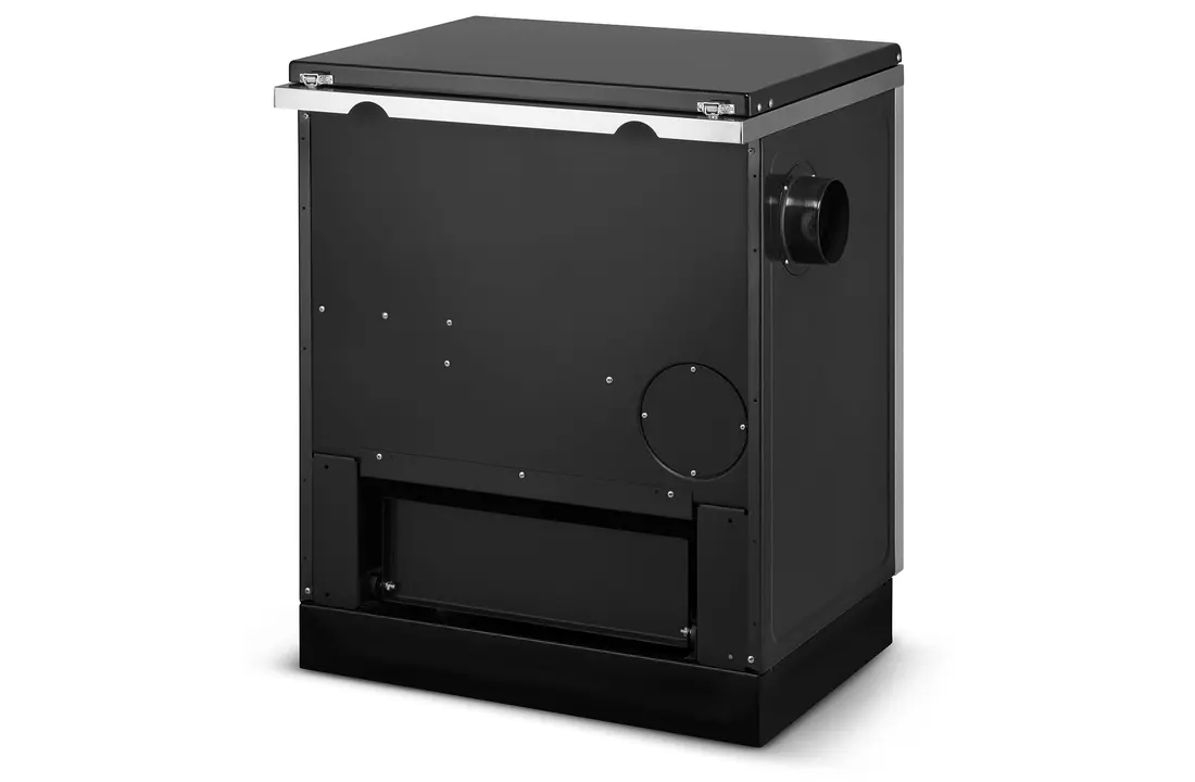 Houtfornuis met oven en kookplaat - DOMINANT 70 - 6,7kW - zwart