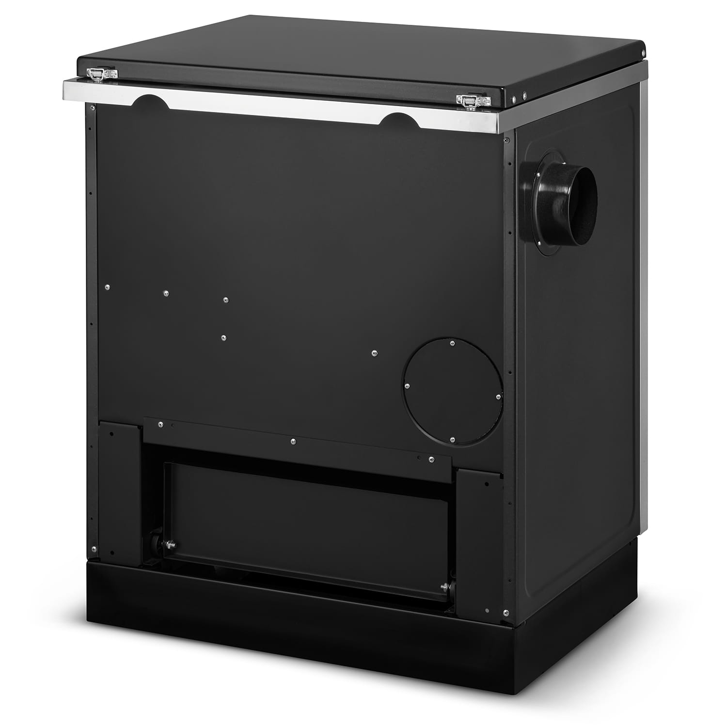 Houtfornuis met oven en kookplaat - DOMINANT 70 - 6,7kW - zwart