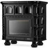 Tegelkachel - houtkachel - 13kW - keramisch - FLORENCE - zwart