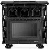 Tegelkachel - houtkachel - 13kW - keramisch - FLORENCJA - zwart
