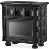 Tegelkachel - houtkachel - 13kW - keramisch - FLORENCE - zwart