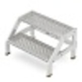 ALOSS Magazijnladder Aluminium 2 treden - Max 150 kg
