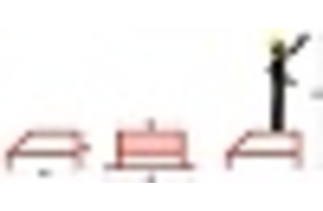 ALOSS Magazijnladder Aluminium 2 treden - Max 150 kg