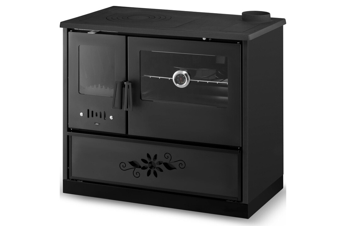 Houtkachel URUS 7040 - Zwart - 9 kW