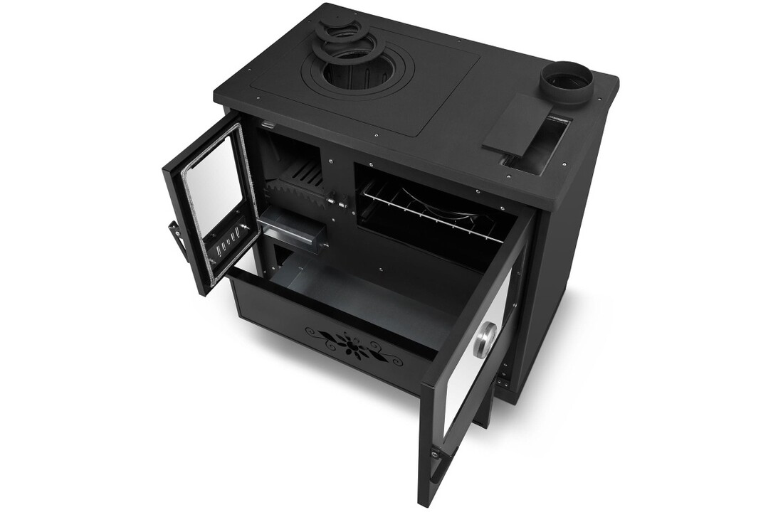 Houtkachel URUS 7040 - Zwart - 9 kW