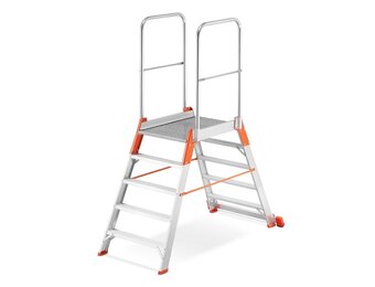 ALOSS Magazijnwerkplatform 9705 (4 treden + platform)