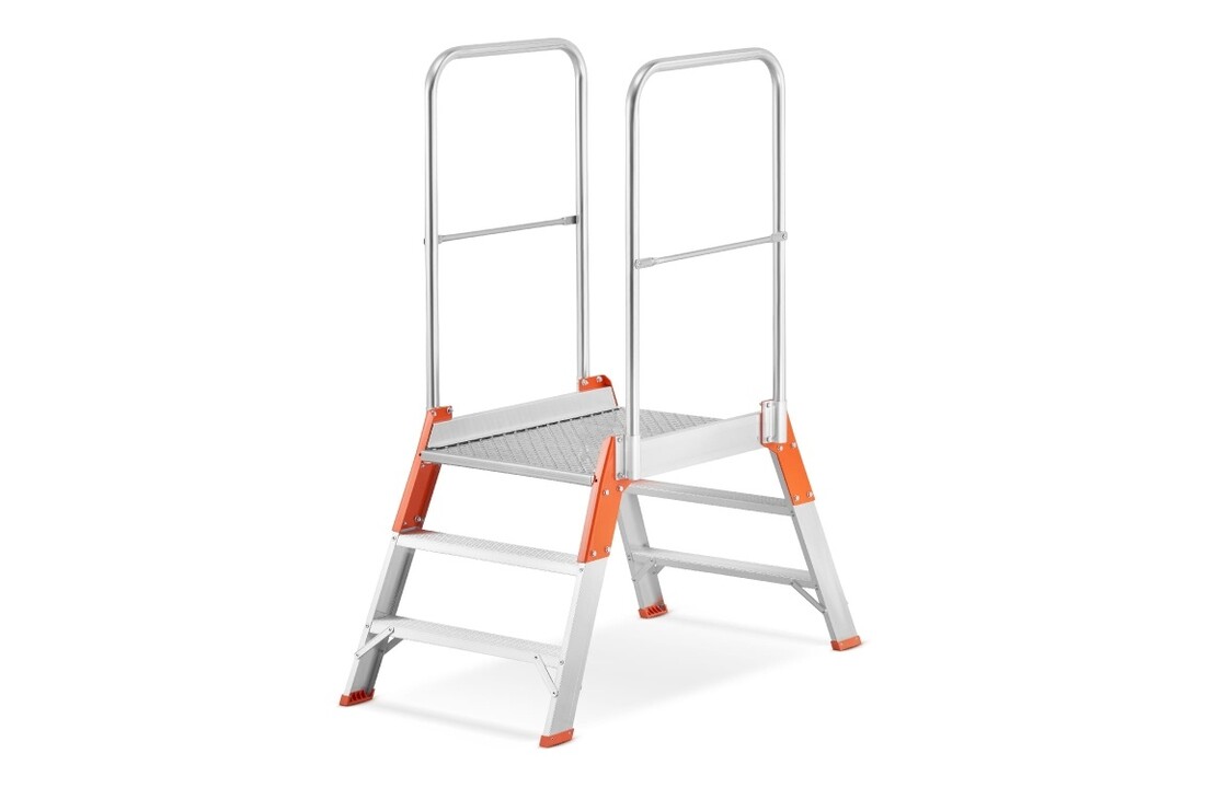 ALOSS Magazijnwerkplatform 9705 (4 treden + platform)