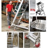 Faraone MF.TS 150 Magazijnladder 5-treden - 3,28 m werkhoogte