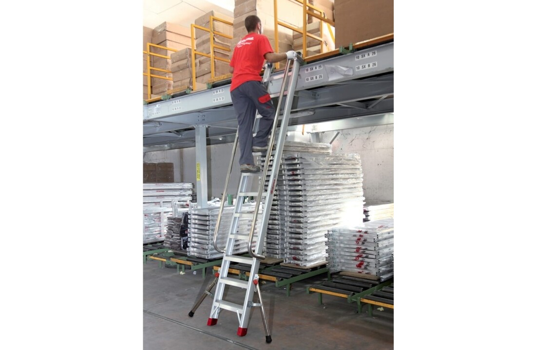 FARAONE Sella aluminium ladder 12 treden