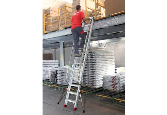 FARAONE Sella aluminium ladder 12 treden