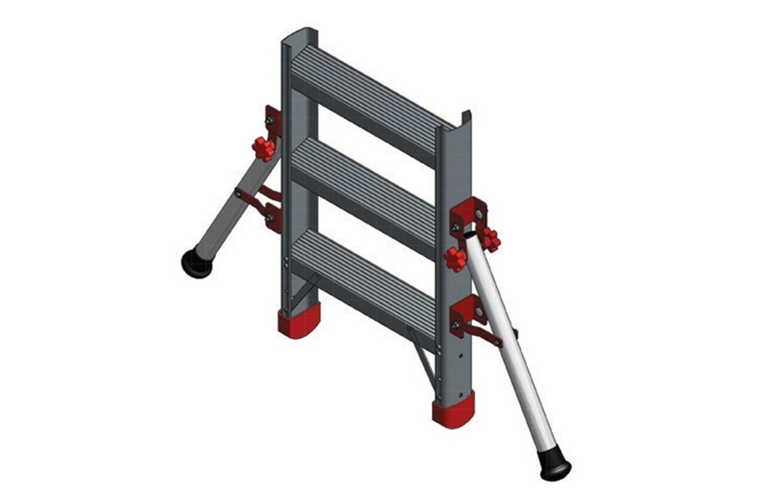FARAONE Sella aluminium ladder 12 treden