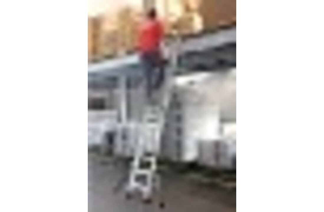 FARAONE Sella aluminium ladder 12 treden