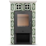Tegelkachel - houtkachel - 10 kW - JASMIN GRANDE - groen