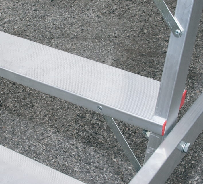 FARAONE SM 200 Magazijnladder - 3,64 m - Verrijdbaar