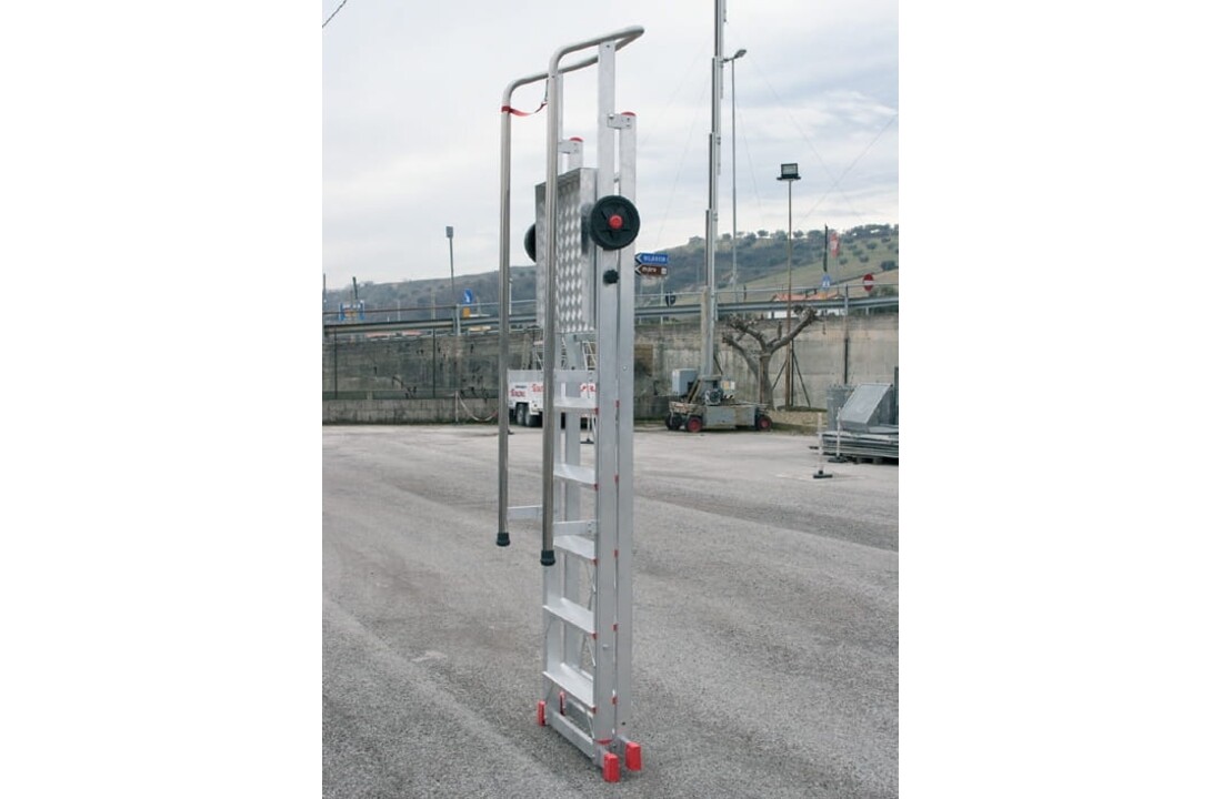 FARAONE SM 200 Magazijnladder - 3,64 m - Verrijdbaar